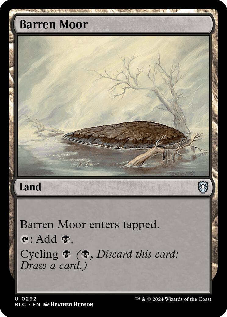 Barren Moor [Bloomburrow Commander] | Game Grid - Logan