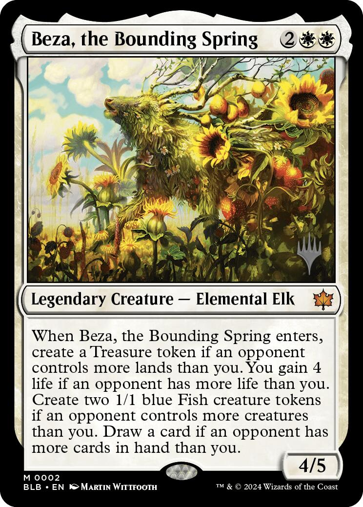 Beza, the Bounding Spring (Promo Pack) [Bloomburrow Promos] | Game Grid - Logan