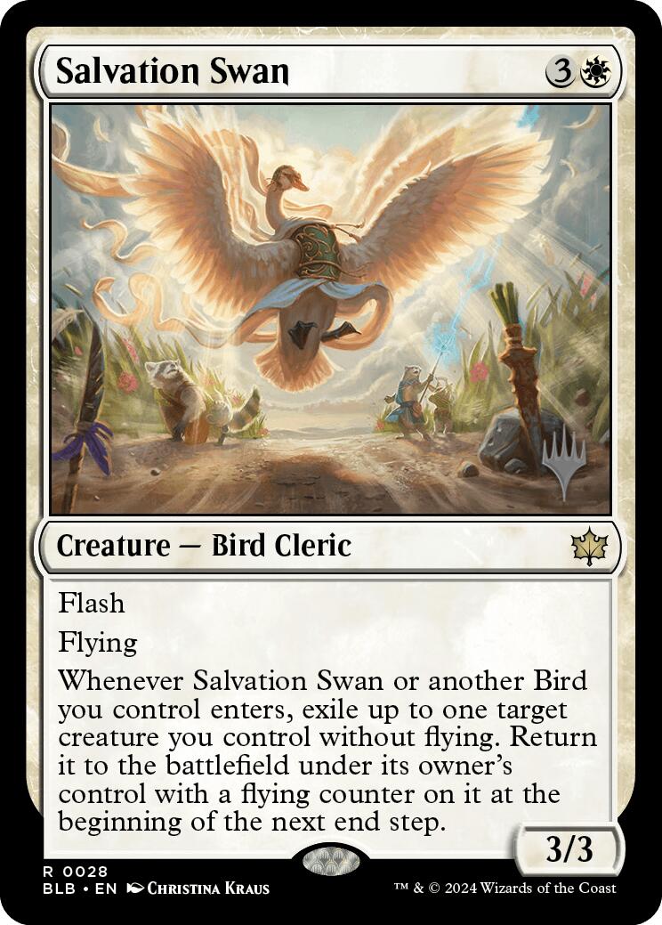 Salvation Swan (Promo Pack) [Bloomburrow Promos] | Game Grid - Logan