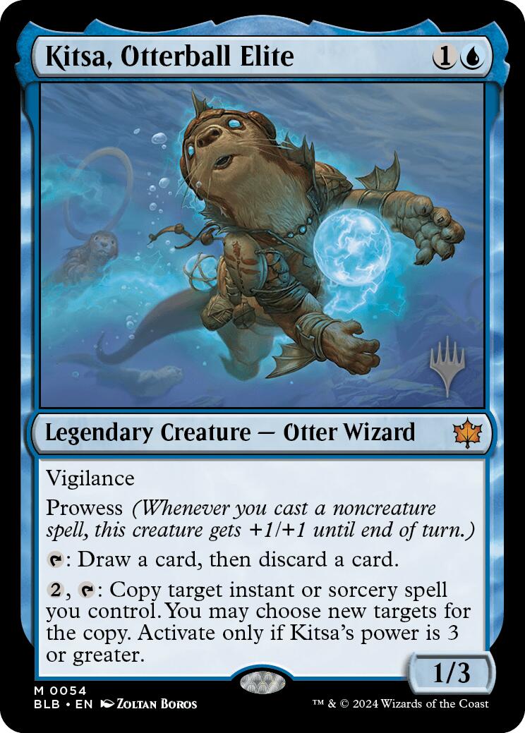 Kitsa, Otterball Elite (Promo Pack) [Bloomburrow Promos] | Game Grid - Logan