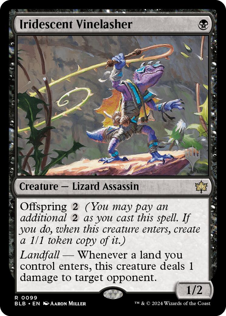 Iridescent Vinelasher (Promo Pack) [Bloomburrow Promos] | Game Grid - Logan