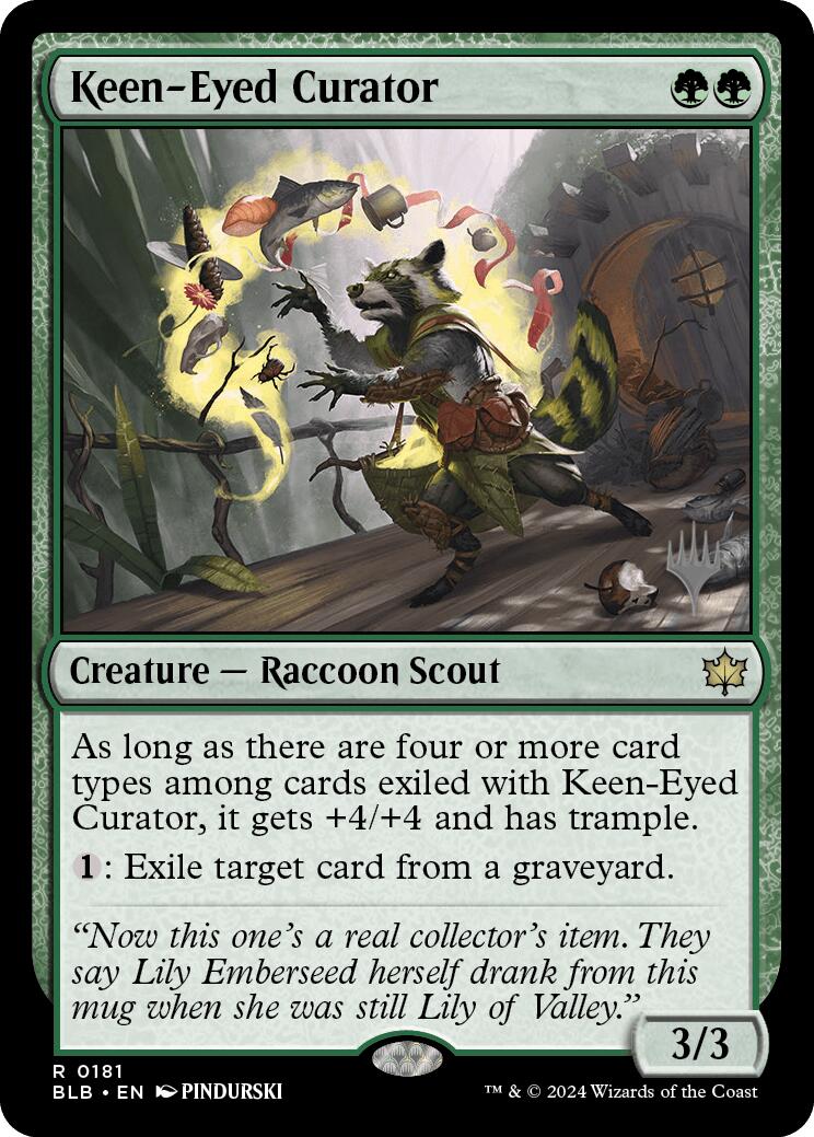 Keen-Eyed Curator (Promo Pack) [Bloomburrow Promos] | Game Grid - Logan