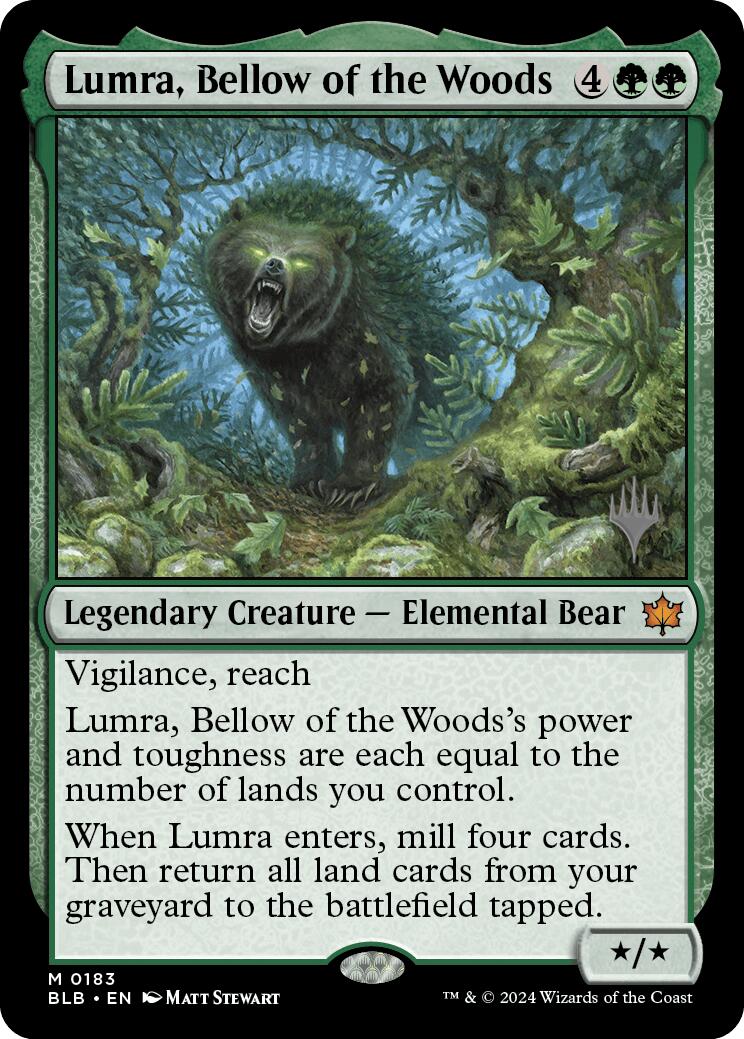 Lumra, Bellow of the Woods (Promo Pack) [Bloomburrow Promos] | Game Grid - Logan