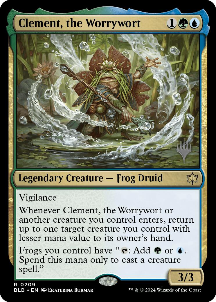 Clement, the Worrywort (Promo Pack) [Bloomburrow Promos] | Game Grid - Logan