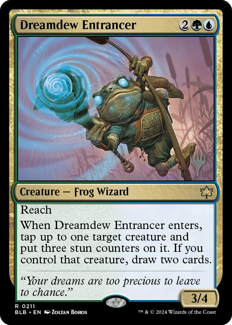 Dreamdew Entrancer (Promo Pack) [Bloomburrow Promos] | Game Grid - Logan