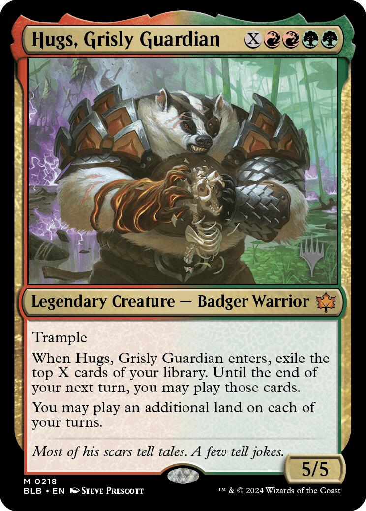 Hugs, Grisly Guardian (Promo Pack) [Bloomburrow Promos] | Game Grid - Logan
