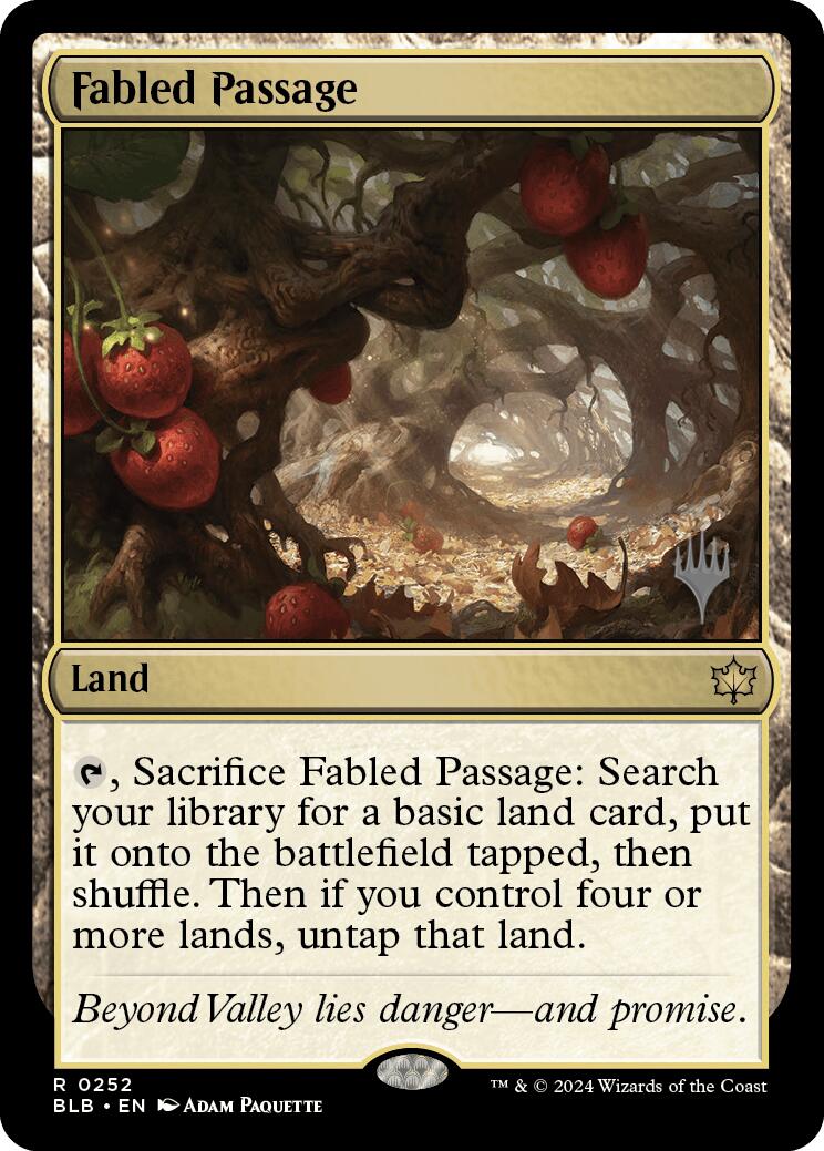Fabled Passage (Promo Pack) [Bloomburrow Promos] | Game Grid - Logan