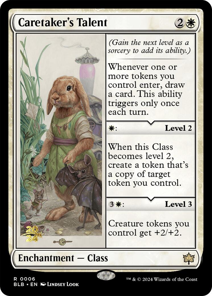 Caretaker's Talent [Bloomburrow Prerelease Promos] | Game Grid - Logan