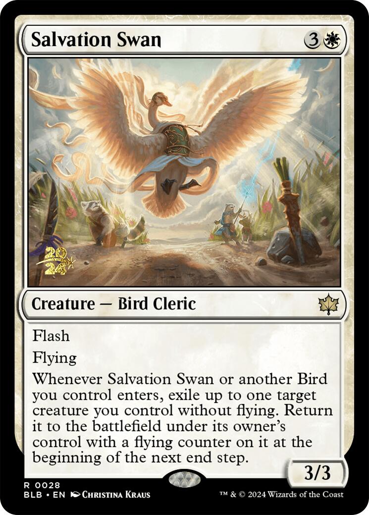Salvation Swan [Bloomburrow Prerelease Promos] | Game Grid - Logan