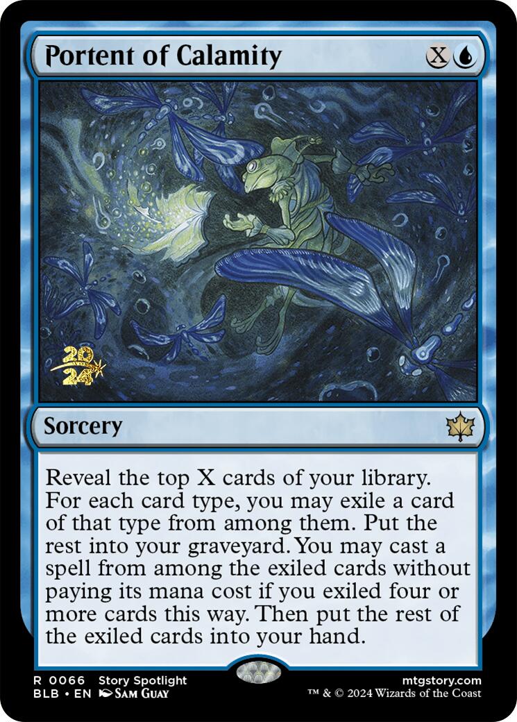 Portent of Calamity [Bloomburrow Prerelease Promos] | Game Grid - Logan