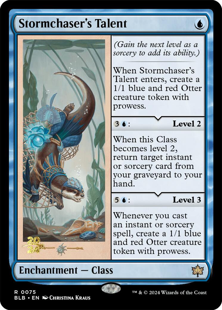 Stormchaser's Talent [Bloomburrow Prerelease Promos] | Game Grid - Logan