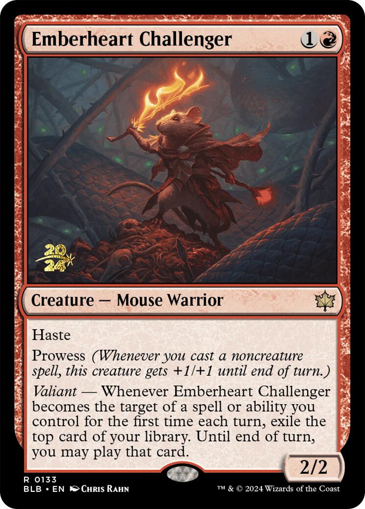 Emberheart Challenger [Bloomburrow Prerelease Promos] | Game Grid - Logan