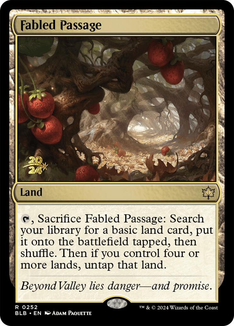 Fabled Passage [Bloomburrow Prerelease Promos] | Game Grid - Logan