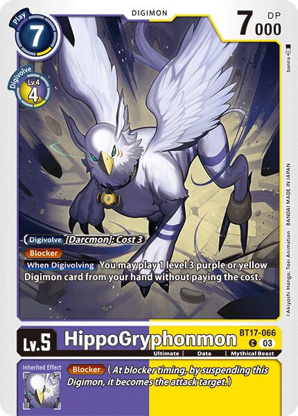 HippoGryphonmon [BT17-066] [Secret Crisis] | Game Grid - Logan