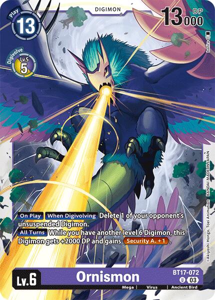 Ornismon [BT17-072] [Secret Crisis] | Game Grid - Logan