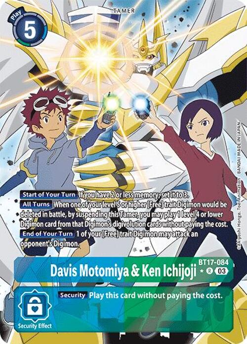 Davis Motomiya & Ken Ichijoji [BT17-084] (Alternate Art) [Secret Crisis] | Game Grid - Logan