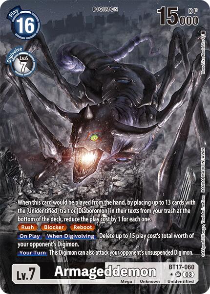 Armageddemon [BT17-060] (Alternate Art) [Secret Crisis] | Game Grid - Logan