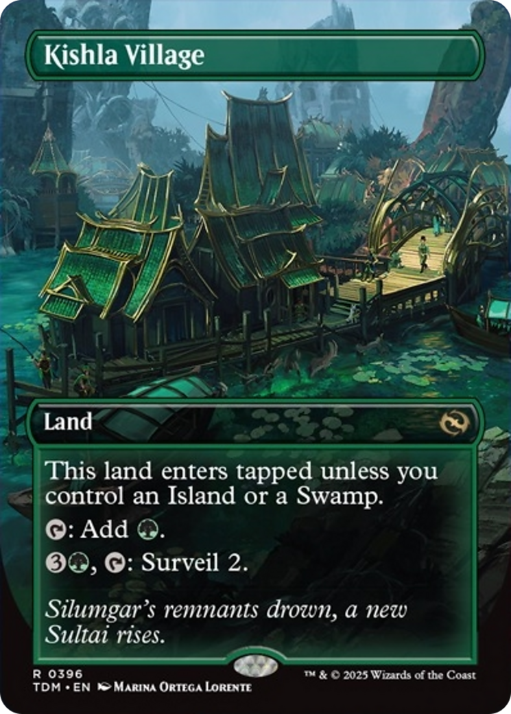 Kishla Village (Borderless) [Tarkir: Dragonstorm] | Game Grid - Logan