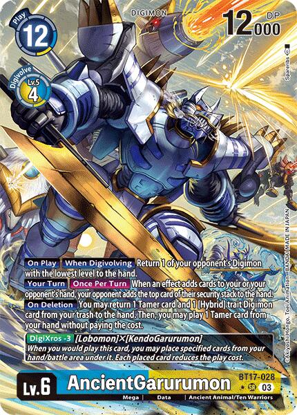 AncientGarurumon [BT17-028] (Alternate Art) [Secret Crisis] | Game Grid - Logan
