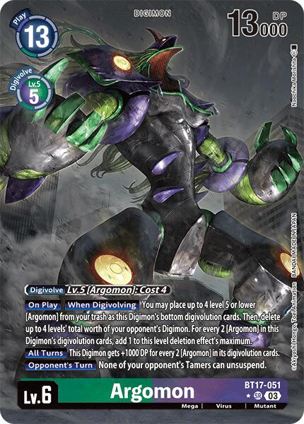 Argomon [BT17-051] - BT17-051 (Alternate Art) [Secret Crisis] | Game Grid - Logan