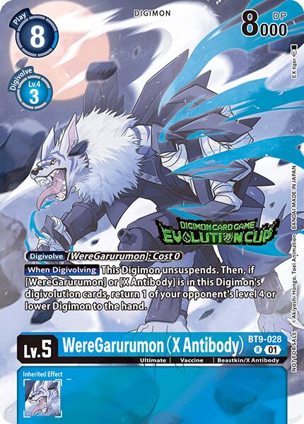 WereGarurumon (X Antibody) [BT9-028] (2024 Evolution Cup) [X Record Promos] | Game Grid - Logan
