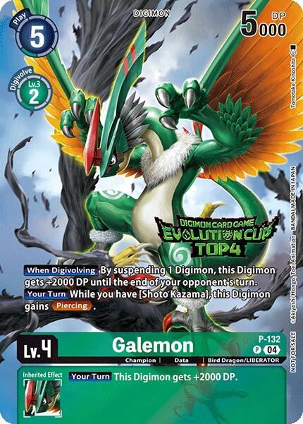 Galemon [P-132] (2024 Evolution Cup Top 4) [Promotional Cards] | Game Grid - Logan