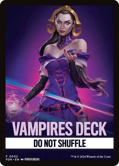 Vampires Deck Theme Card [Foundations Tokens] | Game Grid - Logan