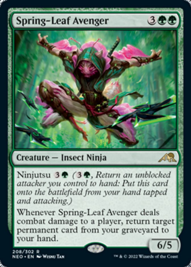 Spring-Leaf Avenger [Kamigawa: Neon Dynasty] | Game Grid - Logan