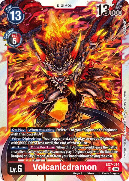 Volcanicdramon [EX7-014] [Digimon LIBERATOR] | Game Grid - Logan