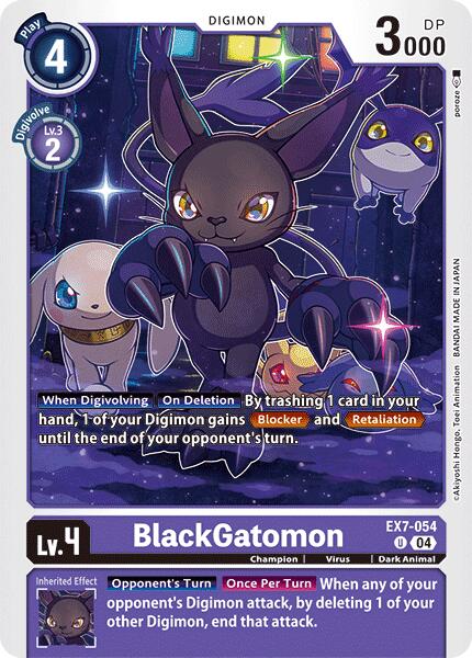 BlackGatomon [EX7-054] [Digimon LIBERATOR] | Game Grid - Logan