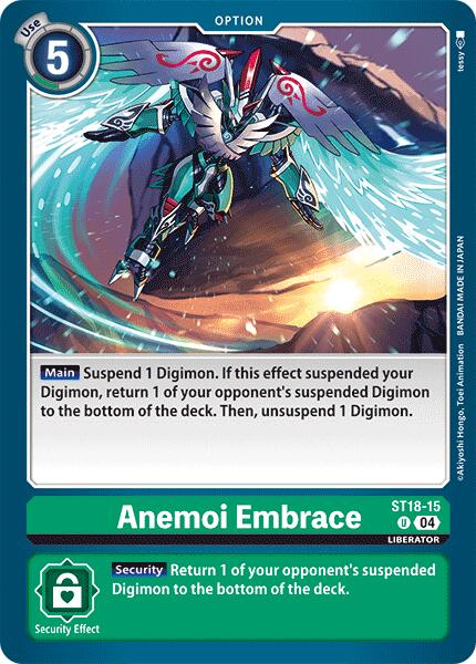 Anemoi Embrace [ST18-15] [Starter Deck: Guardian Vortex] | Game Grid - Logan