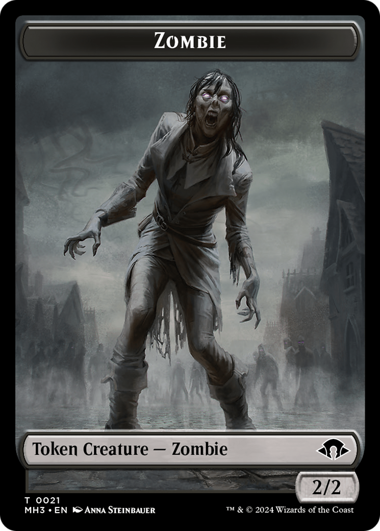 Servo // Zombie Double-Sided Token [Modern Horizons 3 Tokens] | Game Grid - Logan