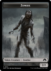 Eldrazi Spawn // Zombie Double-Sided Token [Modern Horizons 3 Tokens] | Game Grid - Logan