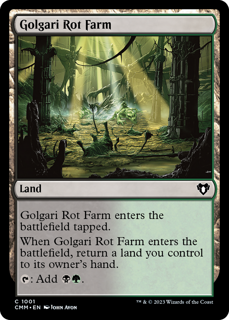 Golgari Rot Farm [Commander Masters] | Game Grid - Logan