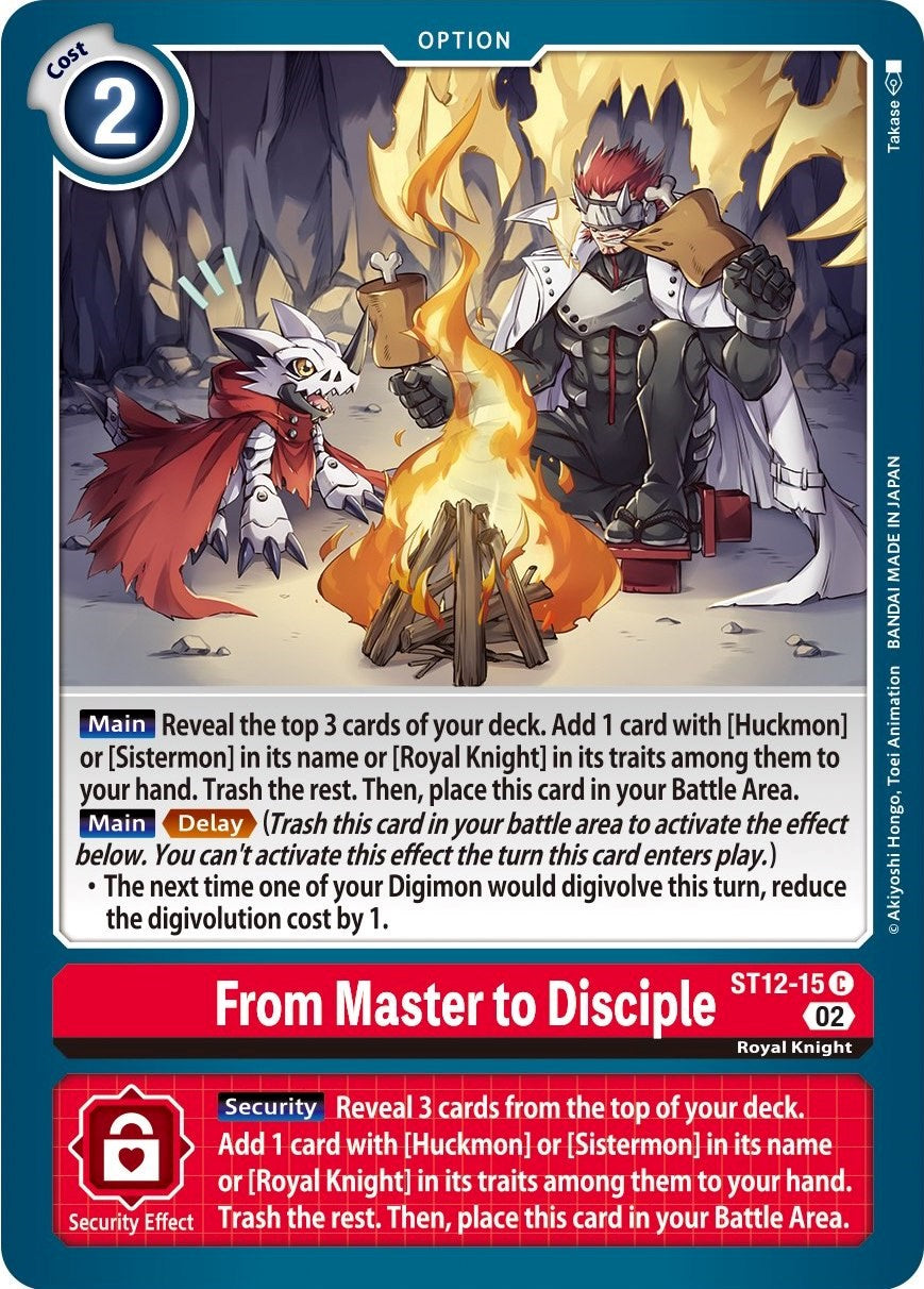 From Master to Disciple [ST12-15] [Starter Deck: Jesmon] | Game Grid - Logan