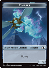 Golem (0014) // Thopter (0010) Double-Sided Token [Aetherdrift Tokens] | Game Grid - Logan