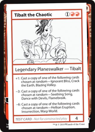 Tibalt the Chaotic (2021 Edition) [Mystery Booster Playtest Cards] | Game Grid - Logan