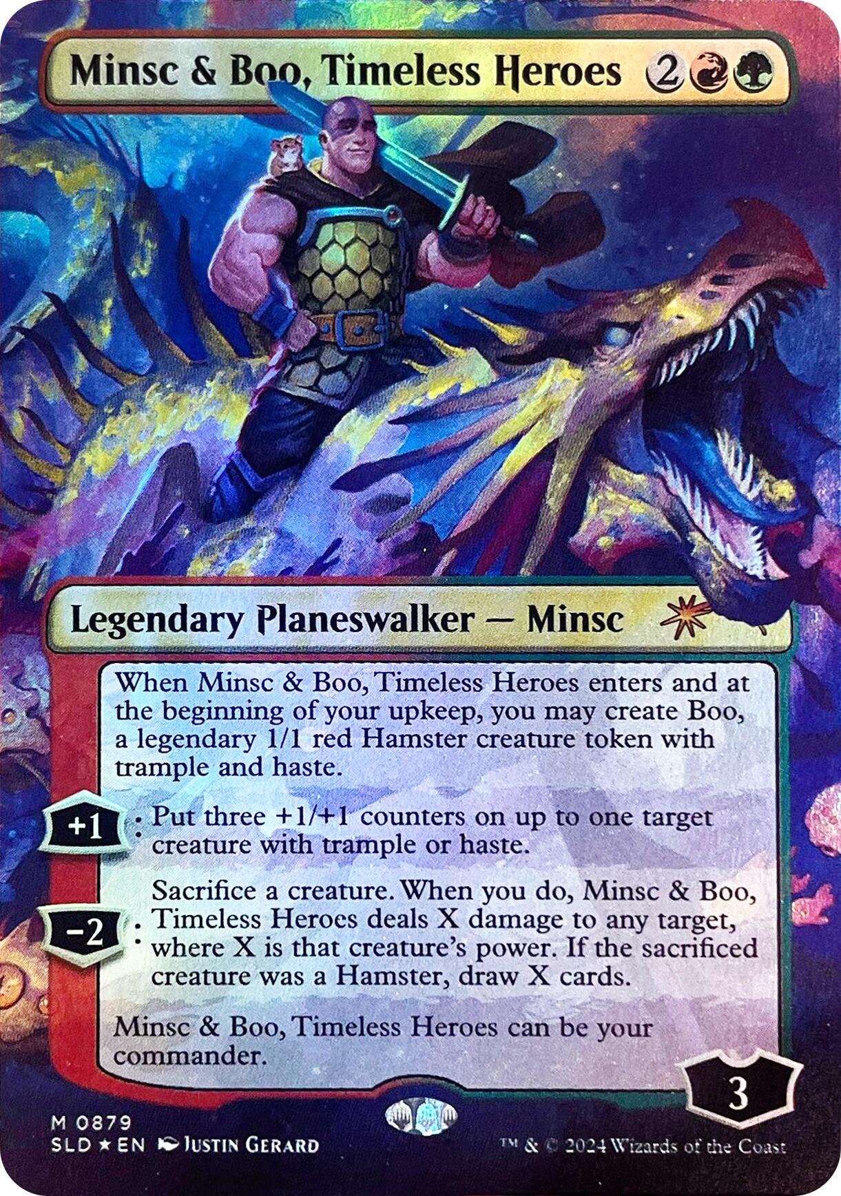 Minsc & Boo, Timeless Heroes (Rainbow Foil) [Secret Lair Drop Series] | Game Grid - Logan
