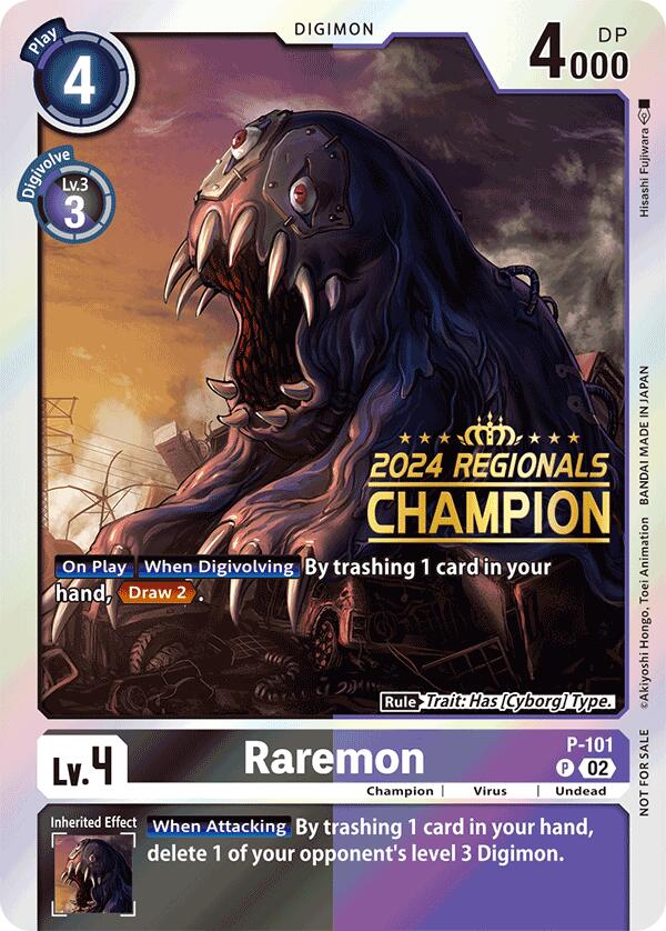 Raremon [P-101] - P-101 (2024 Regionals Champion) [Promotional Cards] | Game Grid - Logan