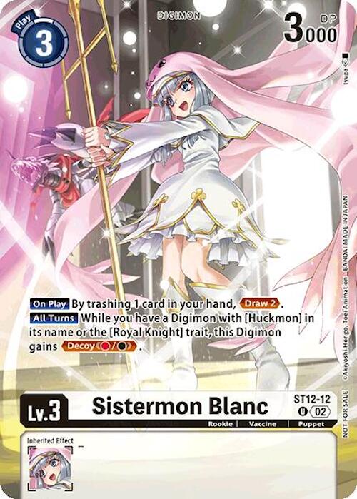Sistermon Blanc [ST12-12] (Event Pack 7) [Starter Deck: Jesmon] | Game Grid - Logan