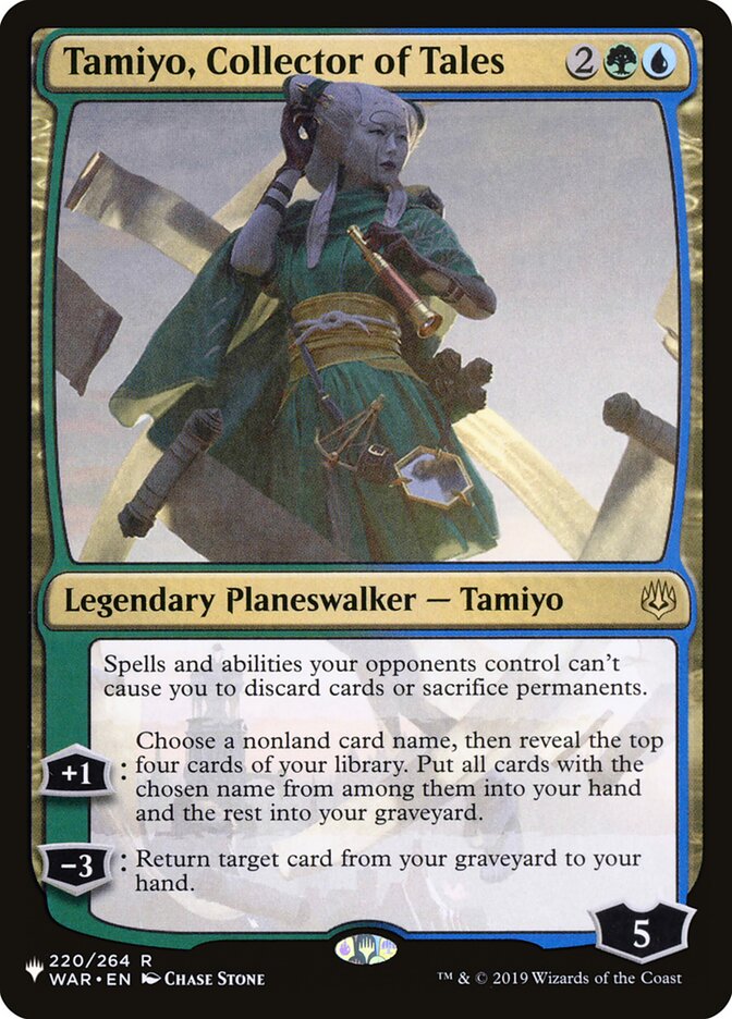 Tamiyo, Collector of Tales [The List] | Game Grid - Logan