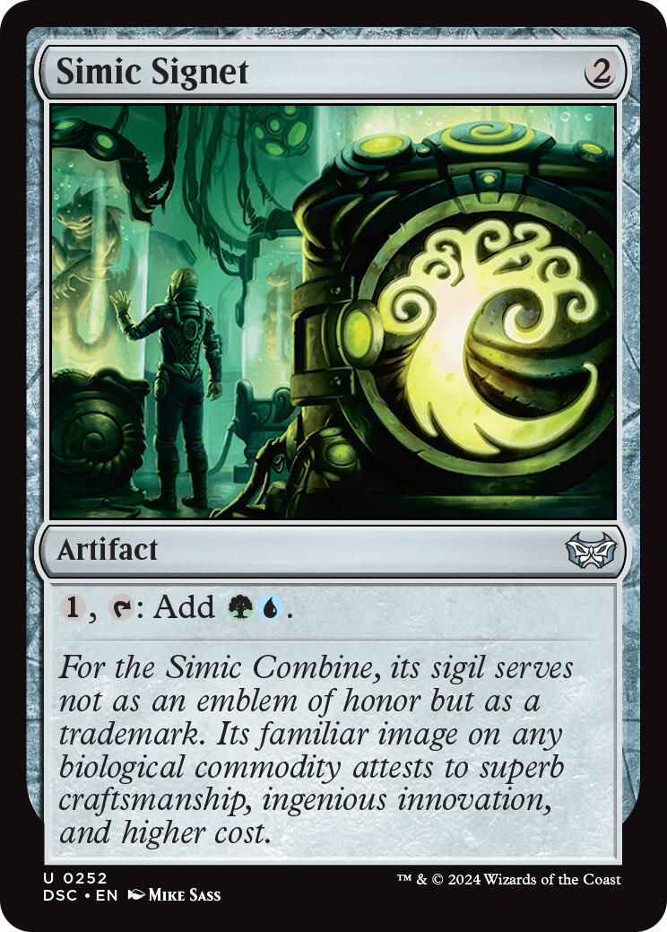 Simic Signet [Duskmourn: House of Horror Commander] | Game Grid - Logan