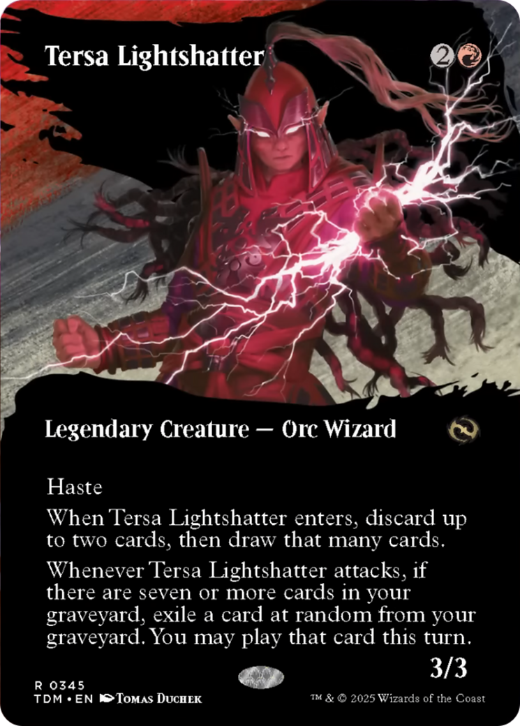 Tersa Lightshatter (Borderless) [Tarkir: Dragonstorm] | Game Grid - Logan