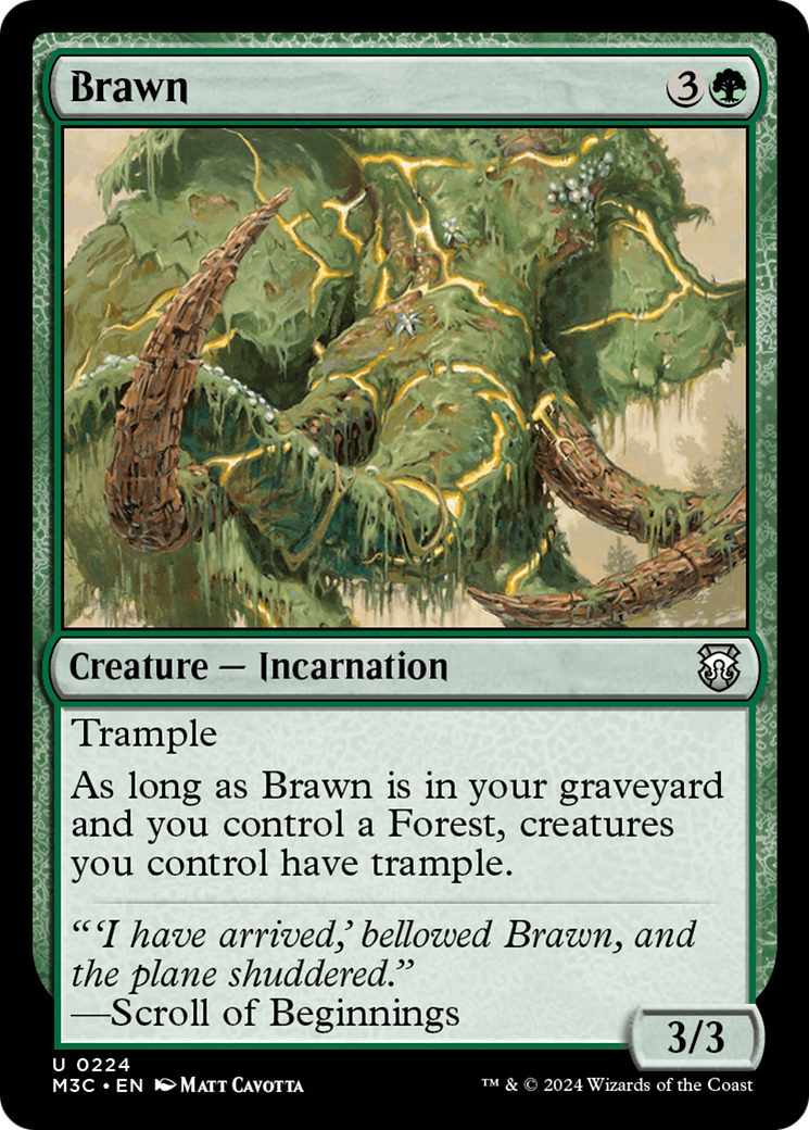 Brawn [Modern Horizons 3 Commander] | Game Grid - Logan