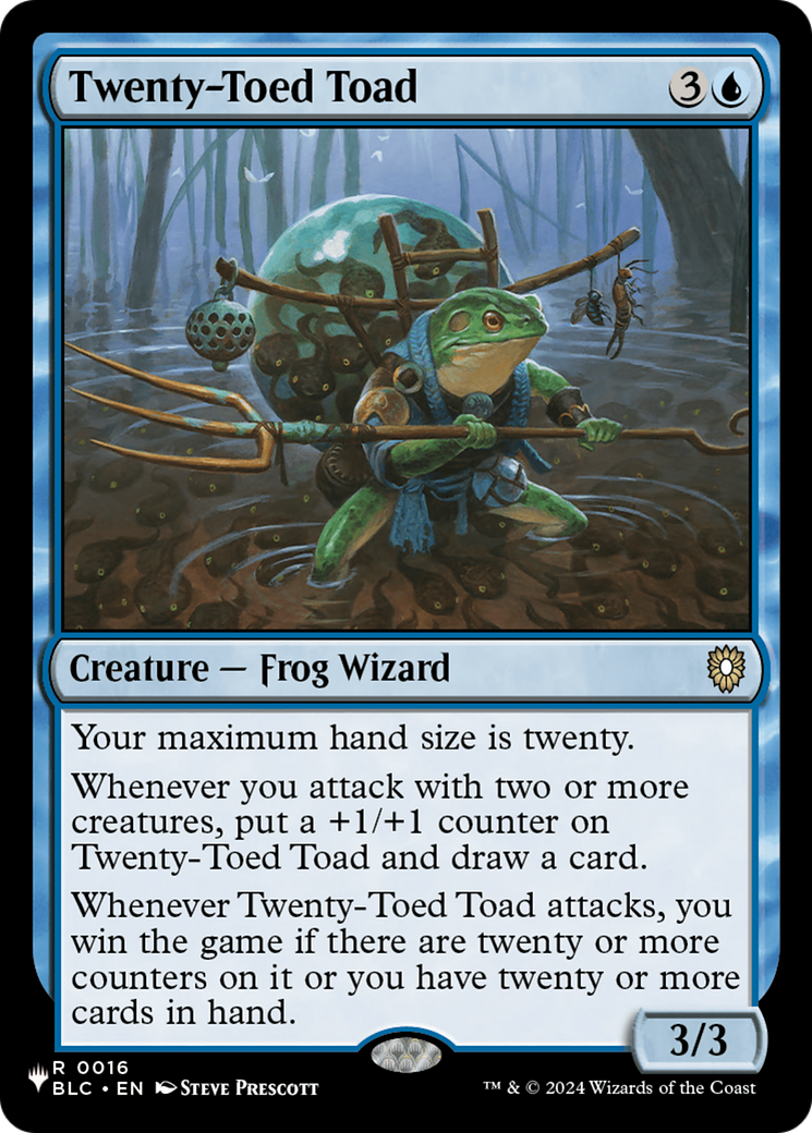 Twenty-Toed Toad [The List] | Game Grid - Logan