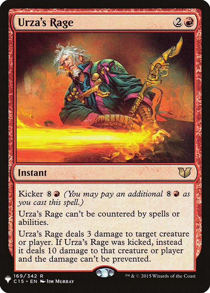 Urza's Rage [The List] | Game Grid - Logan