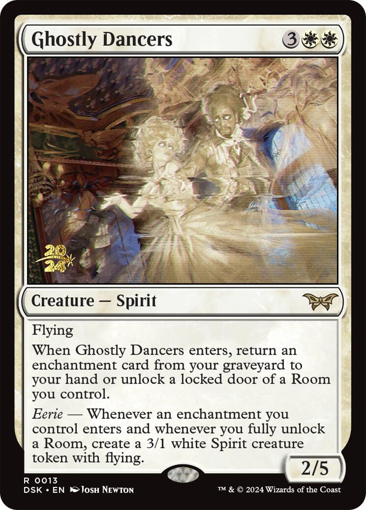 Ghostly Dancers [Duskmourn: House of Horror Prerelease Promos] | Game Grid - Logan