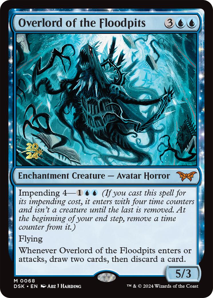 Overlord of the Floodpits [Duskmourn: House of Horror Prerelease Promos] | Game Grid - Logan