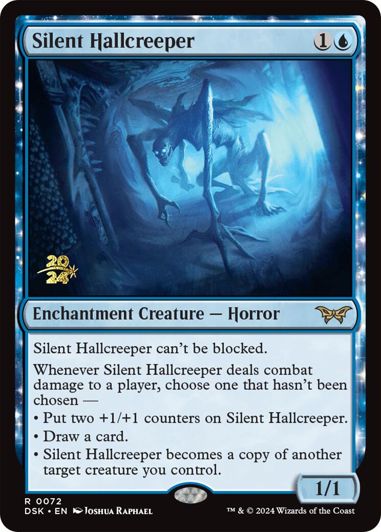 Silent Hallcreeper [Duskmourn: House of Horror Prerelease Promos] | Game Grid - Logan