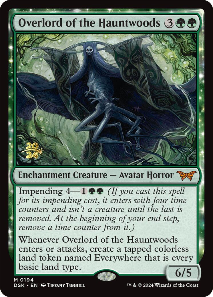 Overlord of the Hauntwoods [Duskmourn: House of Horror Prerelease Promos] | Game Grid - Logan